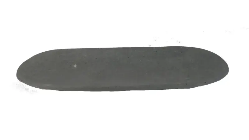 Product image 1 of the product “Thin oval plate dia. made of River stone. In the sizes from 10 to 20cm ”